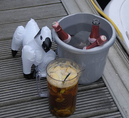 Pink Champagne, Pimms and a sheep, Waht a Folly