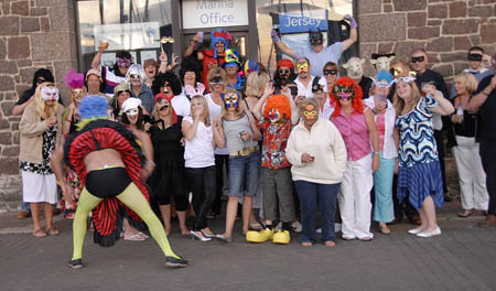 The Gang and a bird of paradise