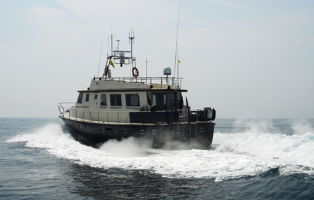 37 Girl Fisher steaming on
